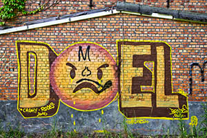 Street art a Doel